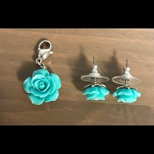 Authentic Origami Owl Dangle & Earring Set, excellent like new condition